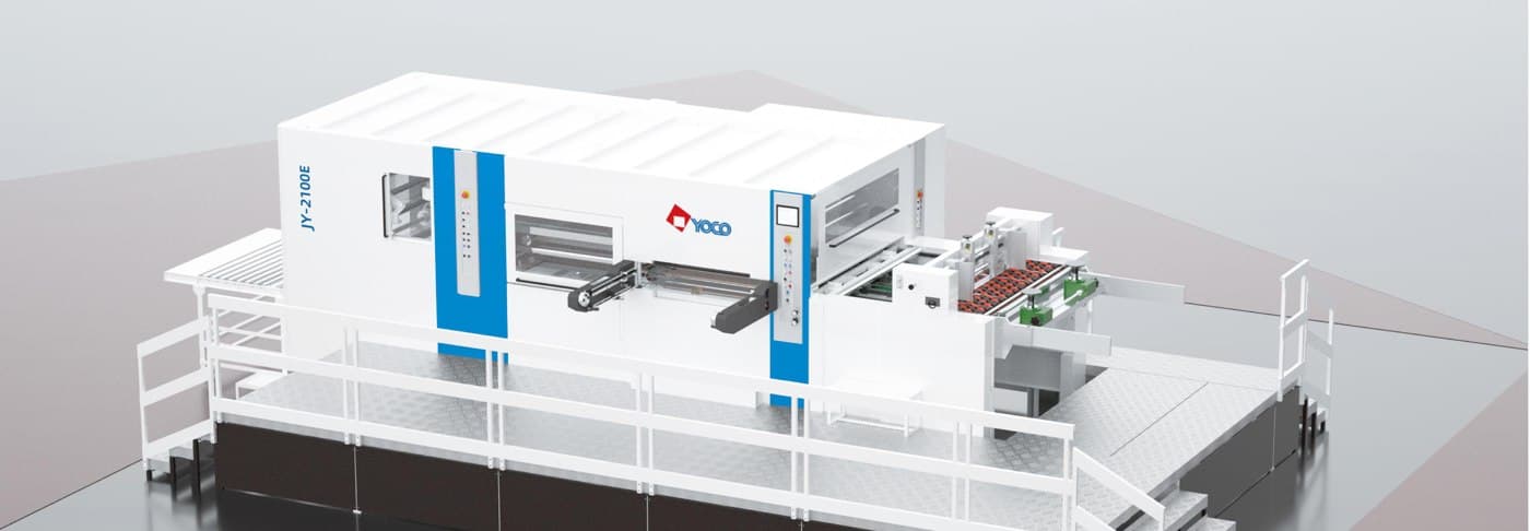 DieXpert JY-2100E large-format die-cutter with stripping