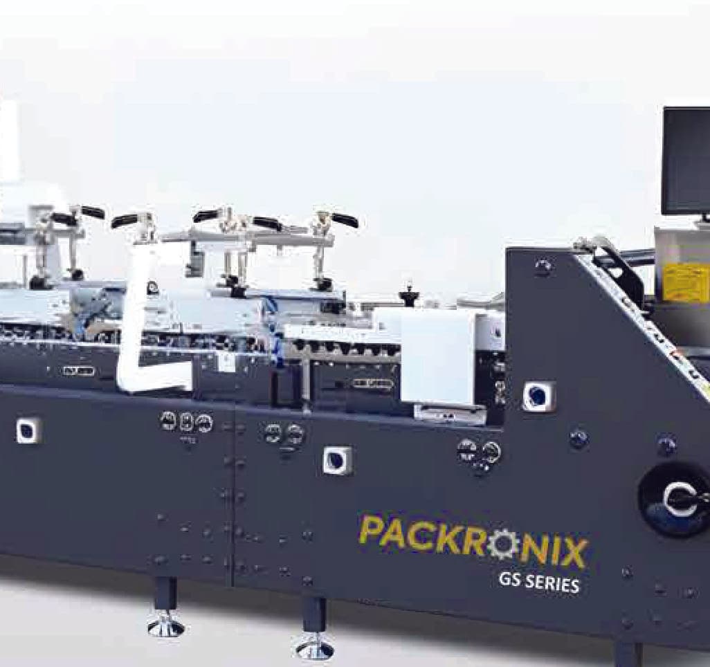 Packronix-branded converting machine line
