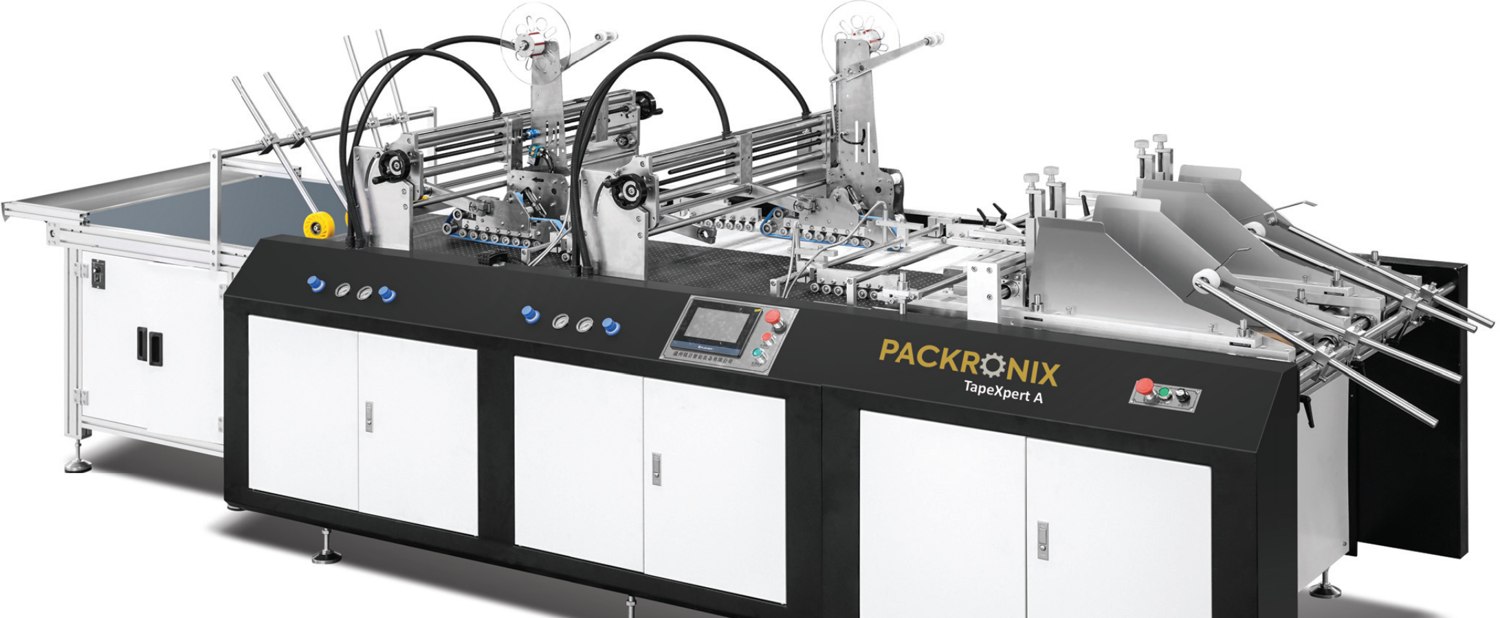 TapeXpert automatic multihead double-sided tape pasting machine